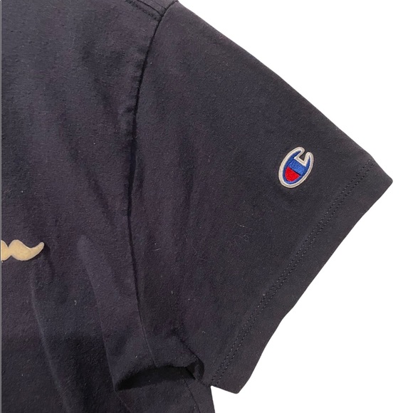 Champion Logo T-Shirt Small Navy - Picture 4 of 5